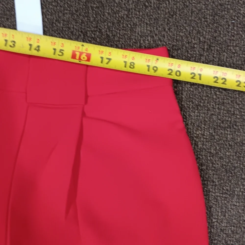 Gabrielle Union Tapered Leg Dress Career Pants Red High Waist Pant NWT Sz XXL/20 - Picture 4 of 12